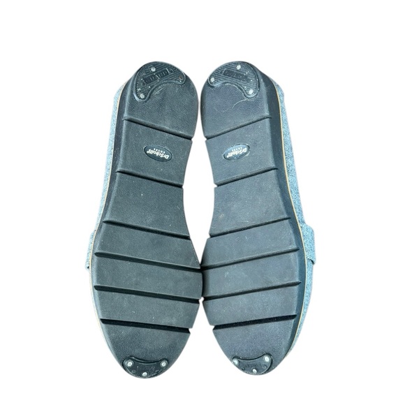 Dr. Scholl's Shoes Webster Loafer Grey Flannel w/ Plaid Pattern Vamp Size 8.5 - Picture 9 of 11